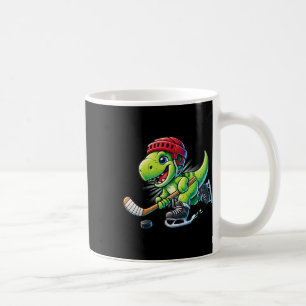 Hockeysaurus Dinosaur Eishockey Trex Kinder Jungen Kaffeetasse