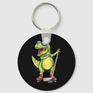 Hockeysaurus Dinosaur Eishockey Trex Kinder Jungen Schlüsselanhänger