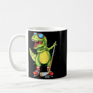 Hockeysaurus Dinosaur-Sportliebhaber Dabbing T Rex Kaffeetasse