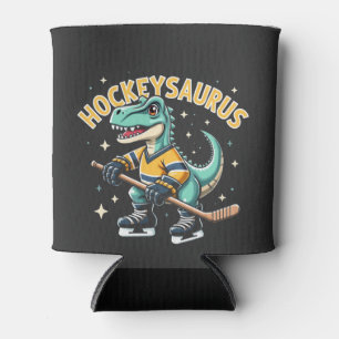 Hockeysaurus Eishockey Dinosaurier Liebhaber Dosenkühler