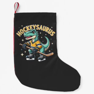 Hockeysaurus Eishockey Dinosaurier Liebhaber Kleiner Weihnachtsstrumpf
