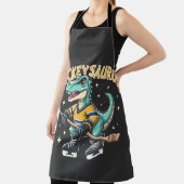 Hockeysaurus Eishockey Dinosaurier Liebhaber Schürze (InSitu)