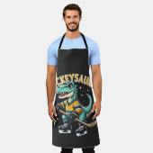 Hockeysaurus Eishockey Dinosaurier Liebhaber Schürze (Getragen)