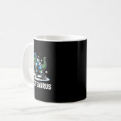 Hockeysaurus T-Rex Hockey Dinosaurier _1 Kaffeetasse (Vorderseite Links)
