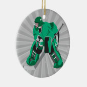 Hockeyschläger bereit keramikornament (Rechts)