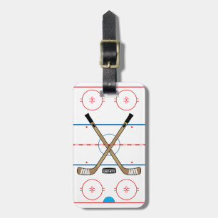 Hockeyschläger Center-Eishockeyfeld-Team-Tasche Et Gepäckanhänger