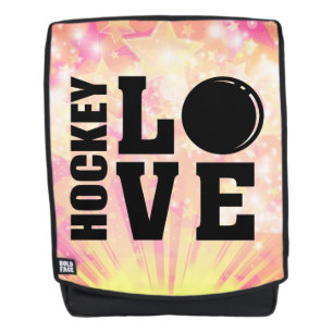 Hockeyschläger, Hockey-Liebe Rucksack