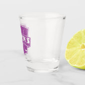 Hockeyschläger mit Sticks Schnapsglas (Rechts)