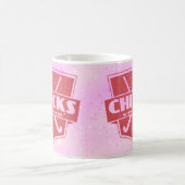 Hockeyschläger mit Sticks-Tasse Kaffeetasse (Mittel)