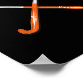 Hockeyschläger poster (Ecke)