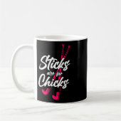 Hockeyschläger sind für Hühner _3 Kaffeetasse (Links)