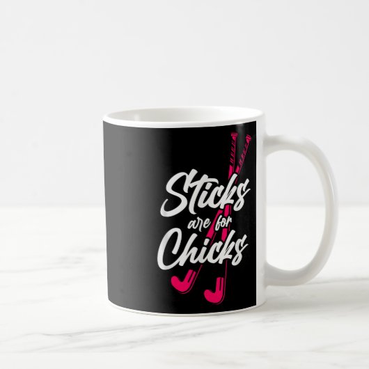 Hockeyschläger sind für Hühner _3 Kaffeetasse (Rechts)