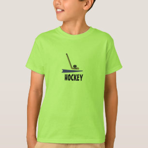 Hockeyschläger und -puck T-Shirt