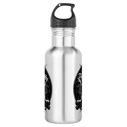 Hockeyschwäche Edelstahlflasche (Vorderseite)