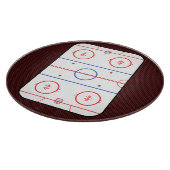 Hockeyspiel-Begleiter-Eisbahnen-Diagramm Schneidebrett (Ecke)