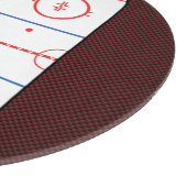 Hockeyspiel-Begleiter-Eisbahnen-Diagramm Schneidebrett (Ecke)