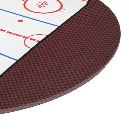 Hockeyspiel-Begleiter-Eisbahnen-Diagramm Schneidebrett (Ecke)