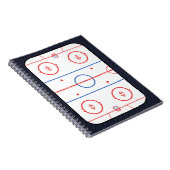 Hockeyspiel-Begleiter-Kohlenstoff-Faser-Art Notizblock (Rechte Seite)