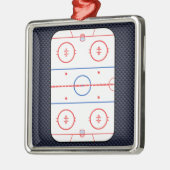 Hockeyspiel-Begleiter-Kohlenstoff-Faser-Art Silbernes Ornament (Links)
