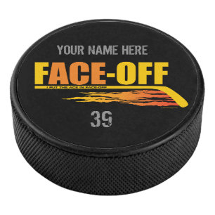 Hockeyspiel-Off-As (Personalisiert) Eishockey Puck
