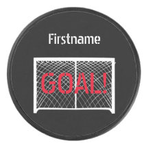 Hockeyspiel - Schwarzes Personalisiertes Eis