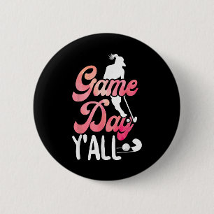 Hockeyspiel Tag Y'all _1 Button