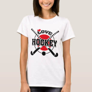 Hockeyspieler, Crossed Hockey Sticks T-Shirt