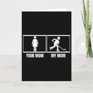 Hockeyspieler Deine Mutter Meine Mutter Tochter So Karte