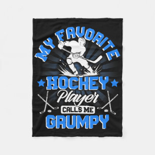 Hockeyspieler Eis Mein Lieblings-Hockeyspieler ruf Fleecedecke