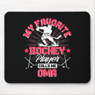 Hockeyspieler Eis Mein Lieblings-Hockeyspieler ruf Mousepad