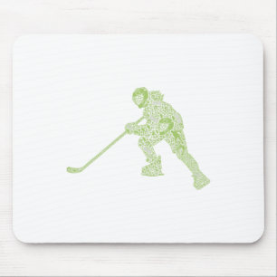 Hockeyspieler Fans Jugend Eishockey Liebhaber Frau Mousepad