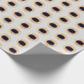 Hockeyspieler Geschenkpapier (Ecke)