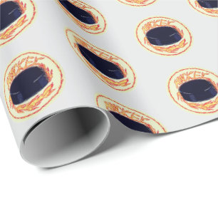 Hockeyspieler Geschenkpapier