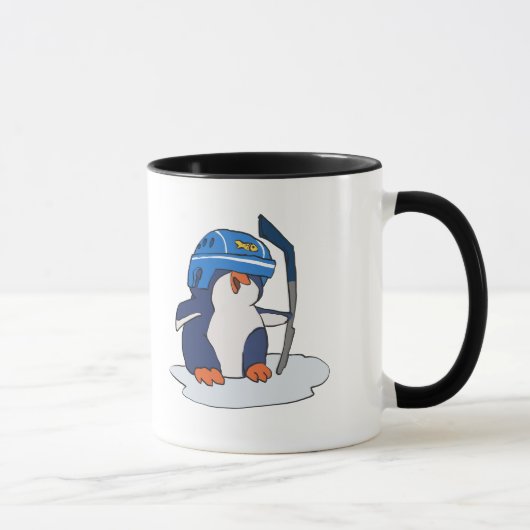 Hockeyspieler | Hintergrundfarbe auswählen Tasse (Rechts)