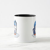 Hockeyspieler | Hintergrundfarbe auswählen Tasse (Zentrum)