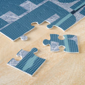 Hockeyspieler laufen auf Wasser Puzzle (Seite)