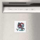 Hockeyspieler Magnet (In Situ (Geschirrspüler))