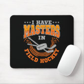 Hockeyspieler Masters Sweeper Torwart Tee Mousepad (Mit Mouse)