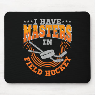 Hockeyspieler Masters Sweeper Torwart Tee Mousepad