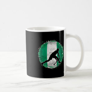 Hockeyspieler Nigeria Nigerianische Flagge Nigeria Kaffeetasse