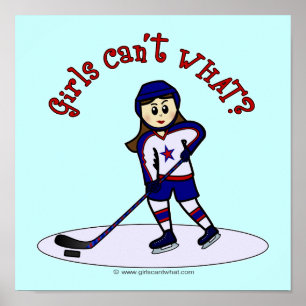 Hockeyspieler Poster