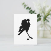 Hockeyspieler Postkarte (Stehend Vorderseite)