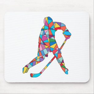 Hockeyspieler Sport Kinder Männer Jungen Eishockey Mousepad