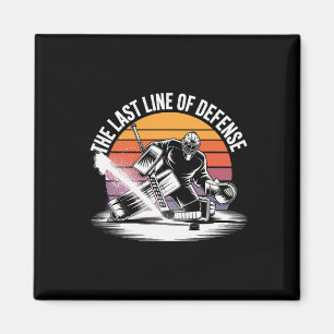 Hockeyspieler Strafbank Hockey Torwart Magnet
