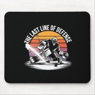 Hockeyspieler Strafbank Hockey Torwart Mousepad