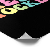 Hockeyspieler Team Trainer Coach  Poster (Ecke)