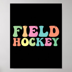 Hockeyspieler Team Trainer Coach Poster
