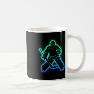 Hockeyspieler Torwart Männer Jungen Eishockey Torh Kaffeetasse