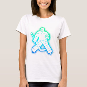 Hockeyspieler Torwart Männer Jungen Eishockey Torh T-Shirt