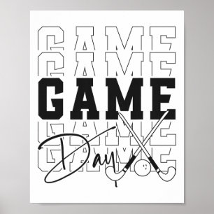 Hockeyspieltag  poster